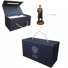 Statuette made of solid alder "Georgy Zhukov" from the collection "History of the Russian State"